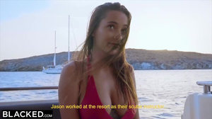Jason is meeting up with a sexy porn star at the beach